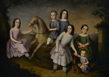 The children of the Lara family, 1832. Creator: Jose Roldan Martinez