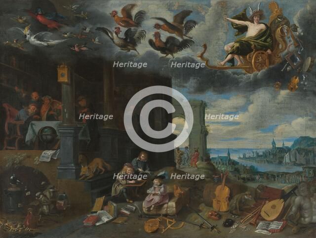 The Children of the Planet Mercury, c.1645. Creator: Jan Brueghel the younger.