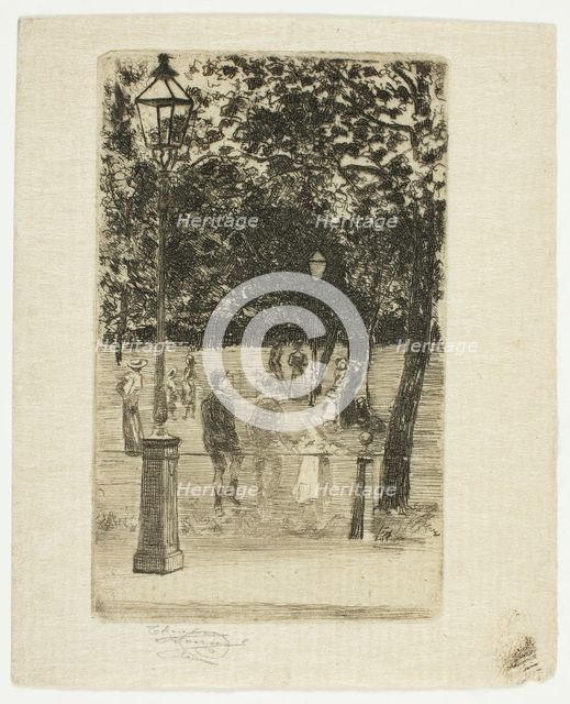 The Children's Hour, Summer Evening, Parson's Green, 1906. Creator: Theodore Roussel.