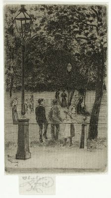 The Children's Hour, Summer Evening, Parson's Green, 1906. Creator: Theodore Roussel