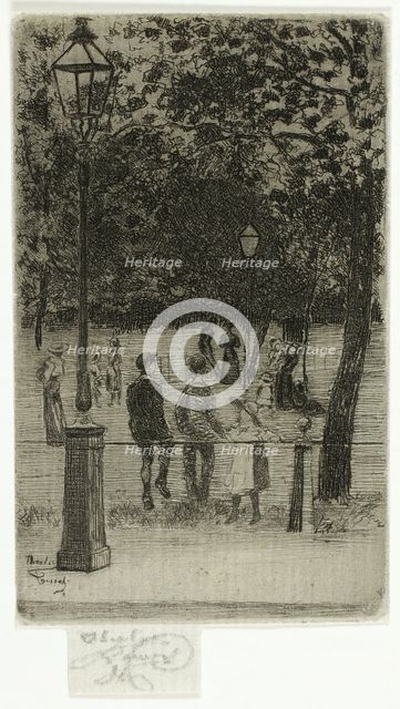 The Children's Hour, Summer Evening, Parson's Green, 1906. Creator: Theodore Roussel.