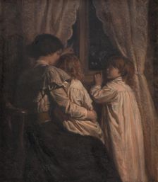 The Children Saying Good Night to their Stars, 1898. Creator: Valdemar Irminger