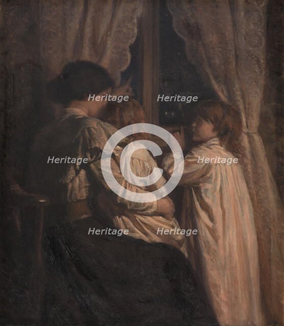 The Children Saying Good Night to their Stars, 1898. Creator: Valdemar Irminger.