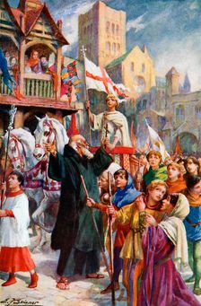 The Childrens Crusade of 1212 (c1920). Creator: Edward Frederick Skinner