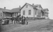 The children's house: class in nature study, 1904. Creator: Frances Benjamin Johnston