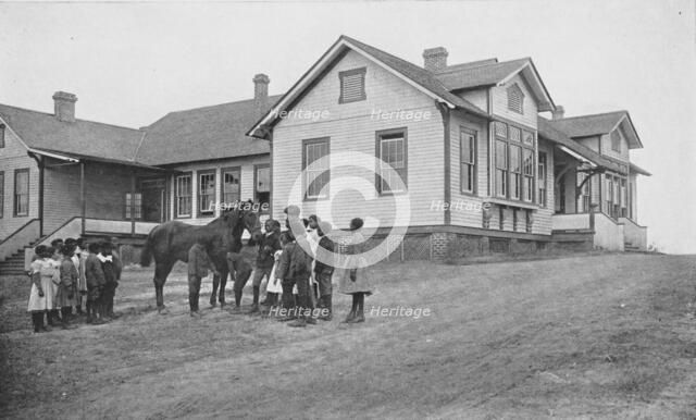 The children's house: class in nature study, 1904. Creator: Frances Benjamin Johnston.