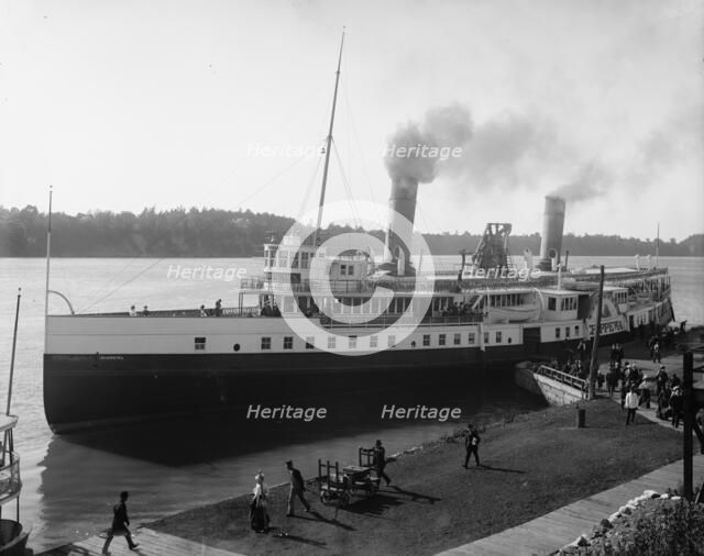 The Chippewa, at Lewiston, Niagara River, between 1900 and 1906. Creator: Unknown.