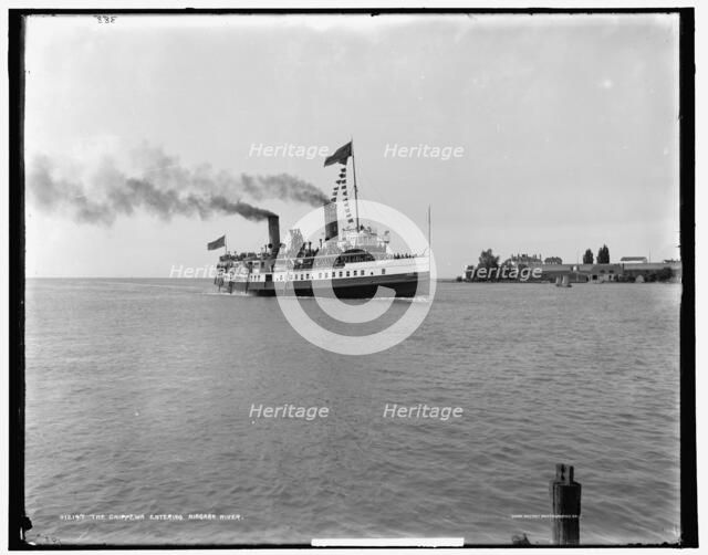 The Chippewa entering Niagara River, c1900. Creator: Unknown.