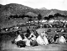 The Chitral Campaign: prisoners at Dir, 1895. Creator: Unknown
