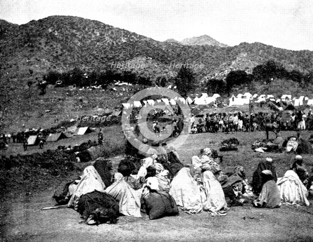 The Chitral Campaign: prisoners at Dir, 1895. Creator: Unknown.