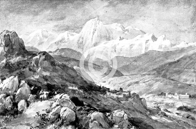 The Chitral Expedition: the Chitral Valley, 1895. Creator: George Meisenbach.