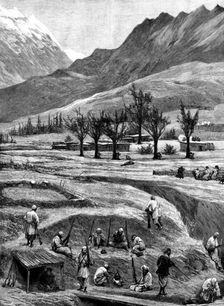 The Chitral Expedition: the Siege of Reshun, 1895. Creator: P Naumann