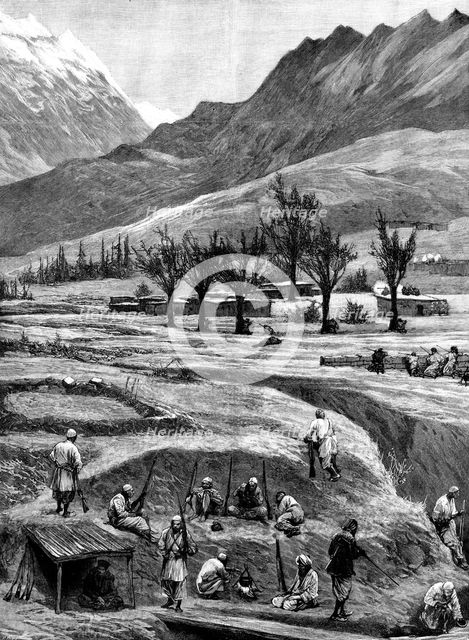 The Chitral Expedition: the Siege of Reshun, 1895. Creator: P Naumann.