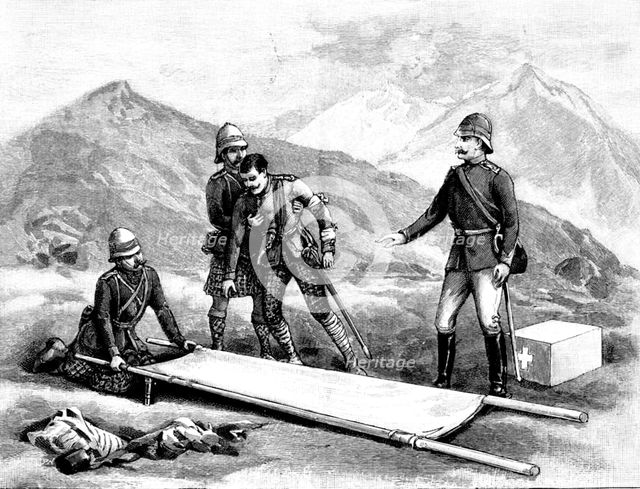 The Chitral Expedition:..Captain Macfarlane...wounded at the taking of Malakand Pass..., 1895. Creator: Unknown.