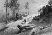 The Choor Mountains 1845. Creator: H Melville