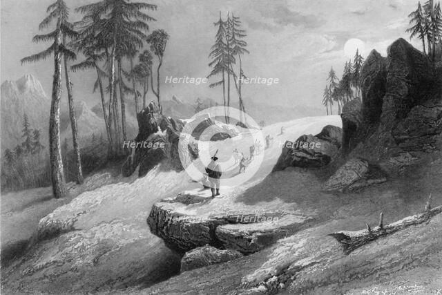 'The Choor Mountains', 1845. Creator: H Melville.