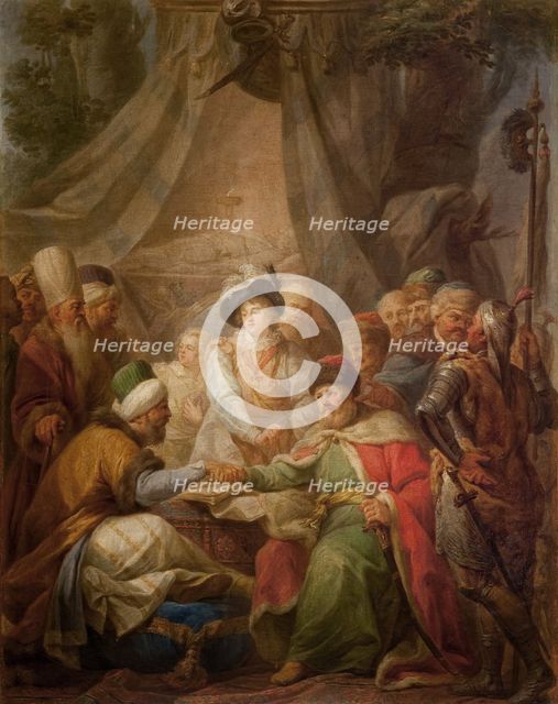 The Chocim Treaty, 1796. Creator: Marcello Bacciarelli.