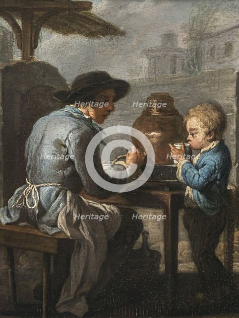 The chocolate vendor, before 1806. Creator: Jean-Baptiste Charpentier the elder.