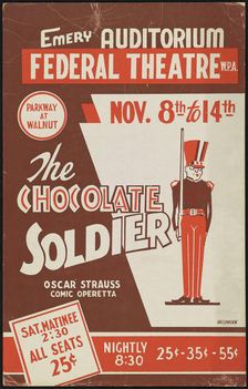 The Chocolate Soldier, [193-]. Creator: Unknown