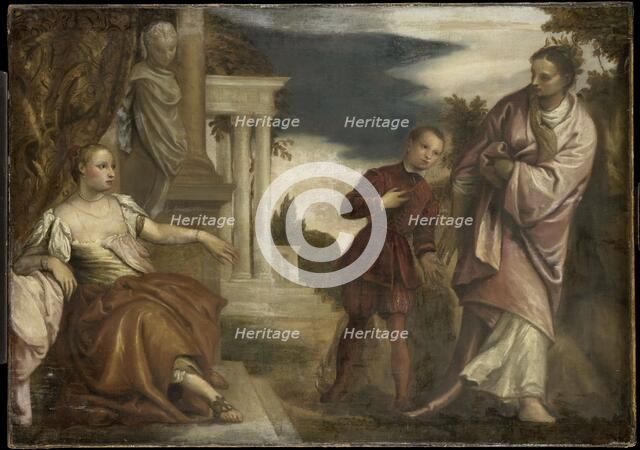 The Choice between Virtue and Passion, 1590-1680. Creator: Unknown.