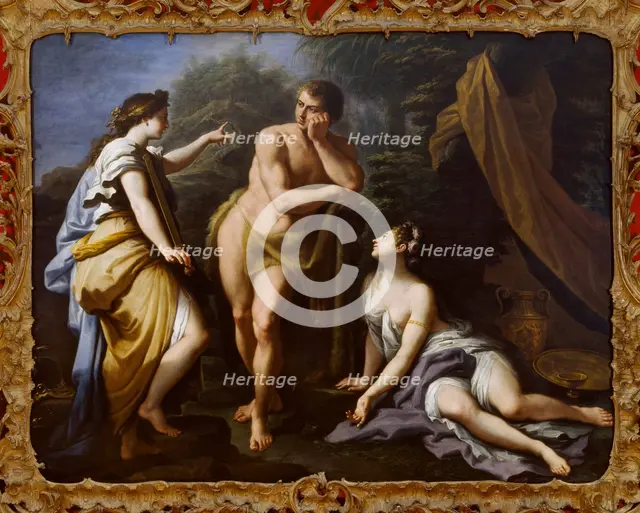 The Choice of Hercules, 1712. Artist: Paolo de' Matteis.