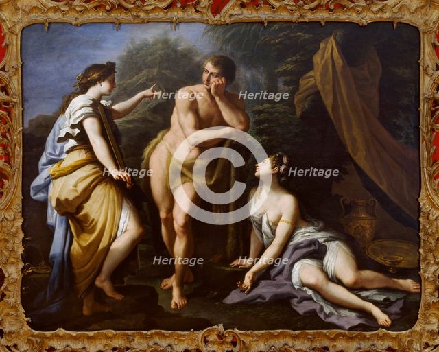 The Choice of Hercules, 1712. Artist: Paolo de' Matteis.