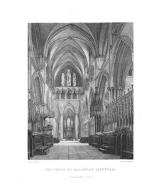 The Choir of Salisbury Cathedral (c19th century). Artist: W Gray Junior