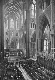 The Choir and Apse, Westminster Abbey 1902. Artist: York & Son