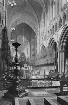 The choir, Chester Cathedral, Cheshire, 1924-1926