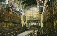 The Choir in St George's Chapel, Windsor Castle, 1904. Creator: Unknown