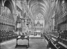 The Choir, Lincoln Cathedral 1902