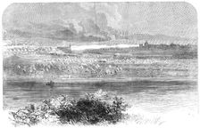 The Cholera at Malta: the 100th Regiment encamped on the glacis of Fort Manoel, 1865. Creator: Unknown