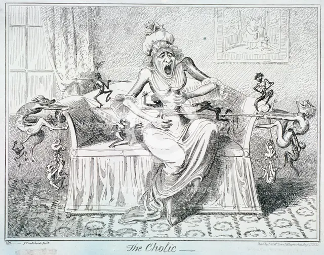 'The Cholic', 1835. Artist: George Cruikshank