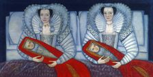 The Cholmondeley Sisters 1600-1610. Artist: Anon