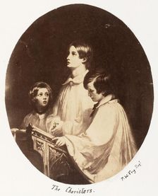 The Choristers, 1853-56. Creator: Peter Wickens Fry
