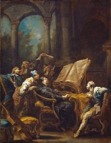 The Choristers, c. 1740/1745. Creator: Alessandro Magnasco