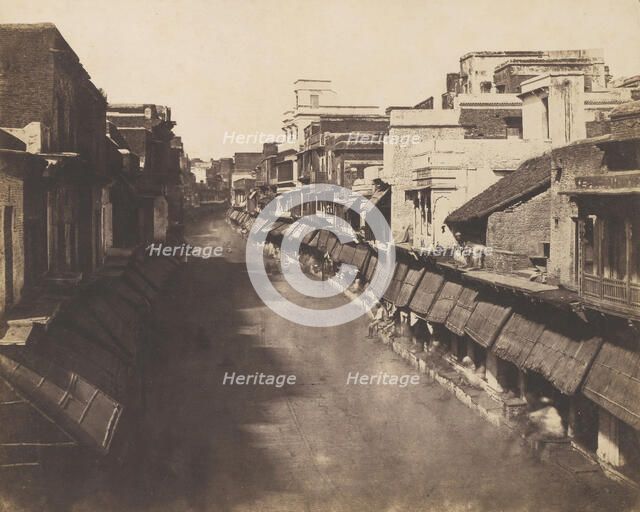 The Chowk, 1856-57. Creator: John Murray.