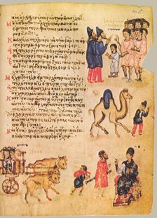 The Chludov Psalter. Psalm 104, ca 850