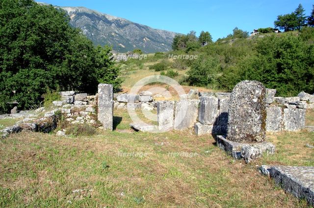 The Chrisitan Basilica at Dodona, Greece. Creator: Samuel Magal.
