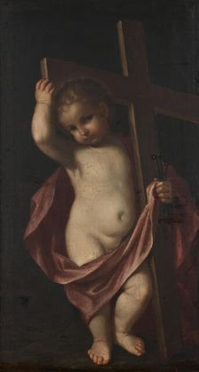 The Christ Child Holding a Cross, 17th century. Creator: After Guercino (1591-1666)