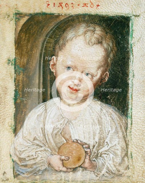 The Christ child holding the orb, 1493. Creator: Dürer, Albrecht (1471-1528).
