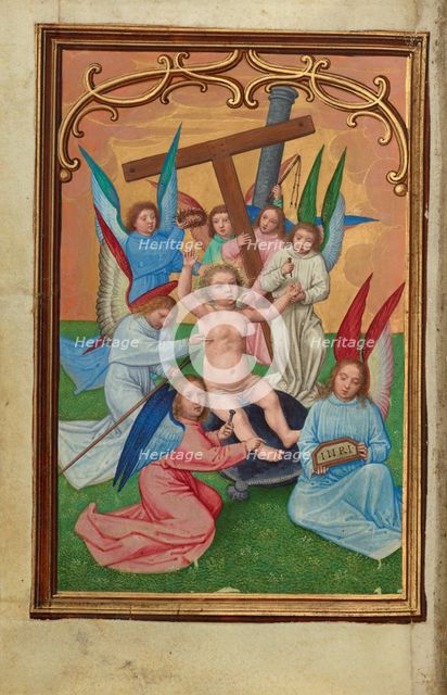 The Christ Child Surrounded by the Instruments of the Passion, about 1525-1530. Creator: Simon Bening.