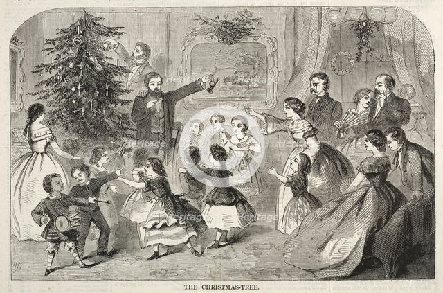 The Christmas Tree, 1858. Creator: Winslow Homer (American, 1836-1910).
