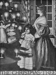 The Christmas Tree 1903 (1903). Artist: Maurice Greiffenhagen