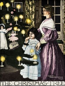 The Christmas Tree 1903 (1903). Artist: Maurice Greiffenhagen