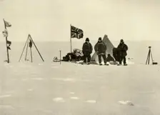 The Christmas Camp on the Plateau December 1908, (1909). Artist: Ernest Shackleton