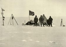 The Christmas Camp on the Plateau December 1908, (1909). Artist: Ernest Shackleton