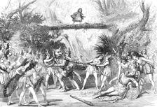 The Christmas Pantomimes: scene from "Red Riding Hood and Her Sister Little Bo-Peep", 1874. Creator: Unknown