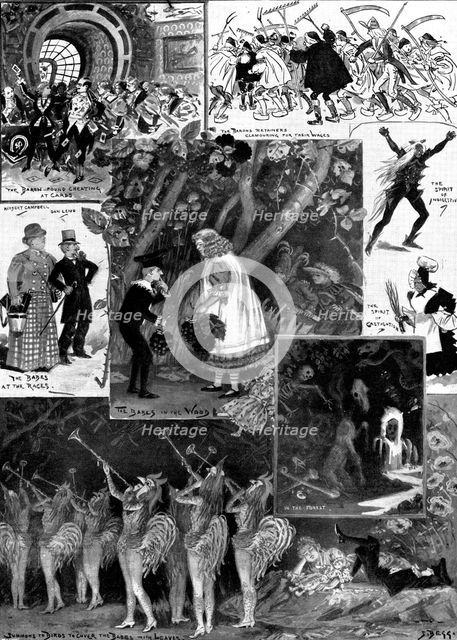 The Christmas Pantomimes: "The Babes in the Wood," at Drury Lane, 1898. Creator: Unknown.