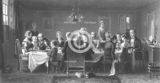 'The Christmas Pudding', c1860s. Artist: William Ridgway.